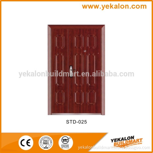 Yekalon STD-025 Mother and son door security stainless design steel door